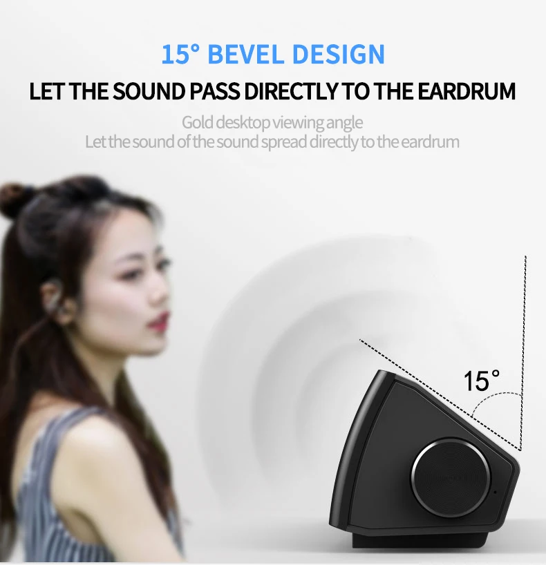 Computer Speaker Subwoofer Wireless Bluetooth Speaker Soundbar tv Bass Surround Sound Box for PC Laptop phone Tablet MP3 MP4