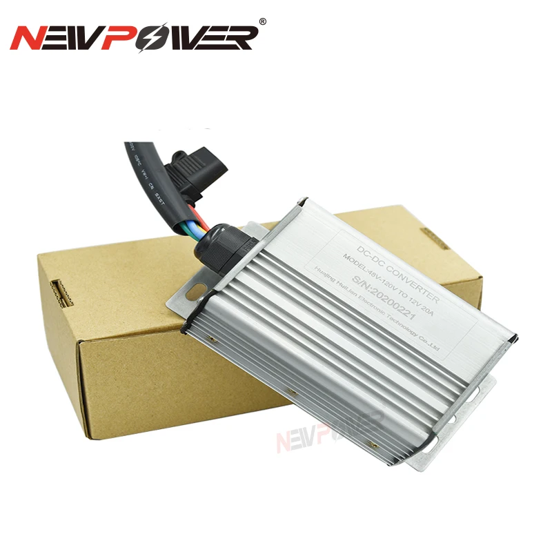 Conversor 48120v 48v 60v 72v 80v 96v 100v 105v 110v 118v a 12v 20a 240w Não-isolado Step Down Buck Módulo Fonte de Alimentação