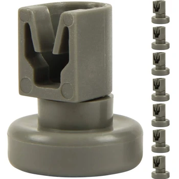 

8 Upper Basket Rollers For Dishwasher (1 Set), Suitable Basket Rolls As Accessory / Spare For Dishwasher From Aeg Favorit, Privi