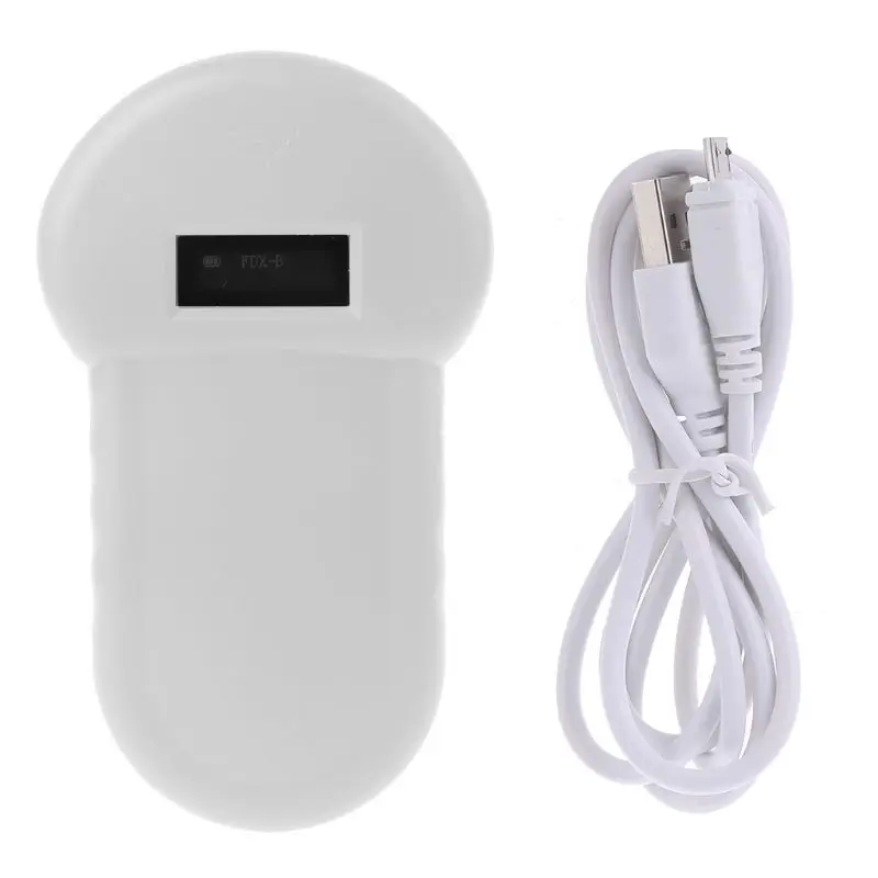 Lector portátil de Chip de Mascota, escáner de reconocimiento de Microchip Animal para transponedores de perro y gato en funda acolchada