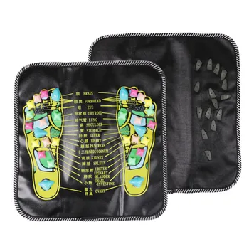 

Reflexology Walk Stone Foot Leg Pain Relieve Relief Walk Massager Mat Health Care Acupressure Mat Pad massageador