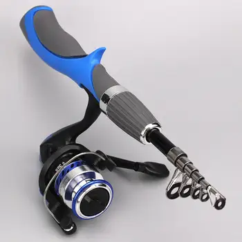 

Telescopic Fishing Rod Portable Spinning Fishing Rod Pole Travel Sea Boat Rock Fishing Rod