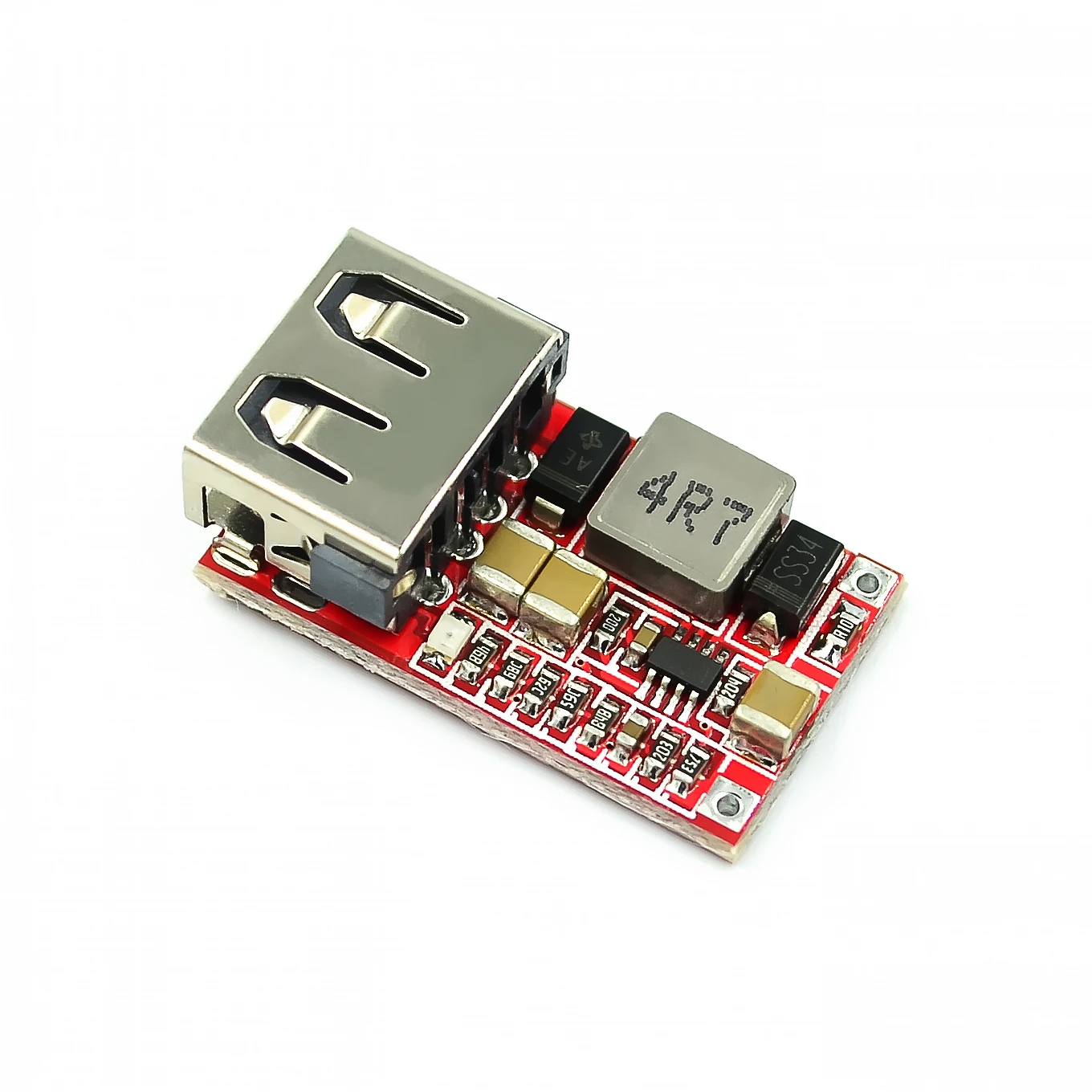 Mini DC Power Supply LCD USB Step Down Converter 24V To 1-20V Adjustable 5V 2A