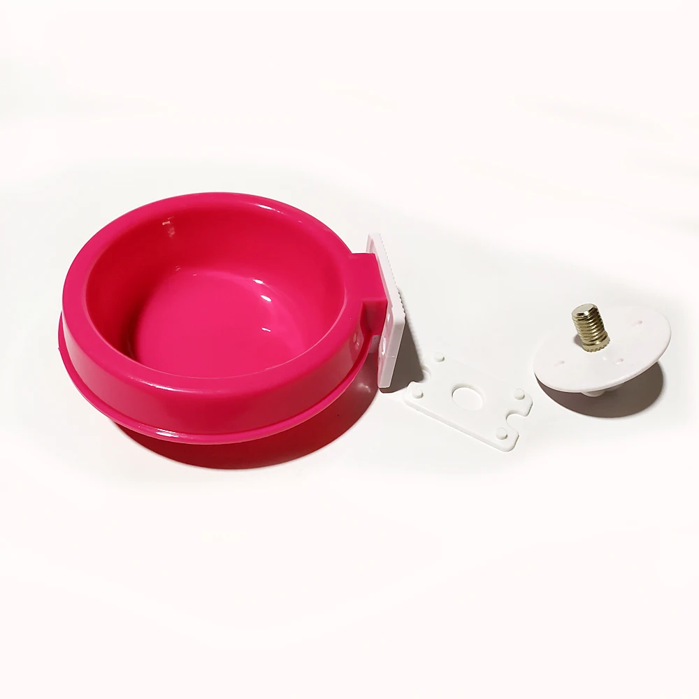 Съемная Легкая очистка миска для воды для домашних животных подвесная миска для кормления фиксированная кормушка для клетки кормушка для кошек и собак