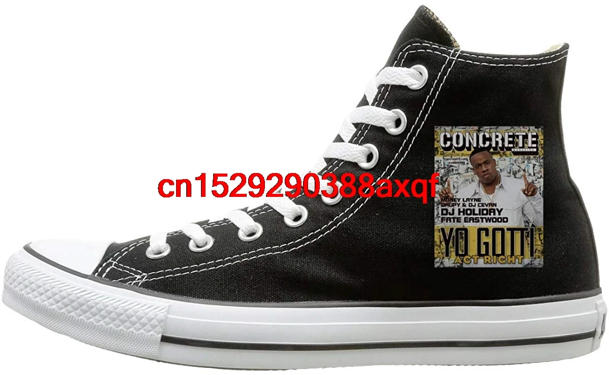 

High-top Canvas Shoes Sneaker Yo-Gotti Casual Walking Shoes for Mens Womens