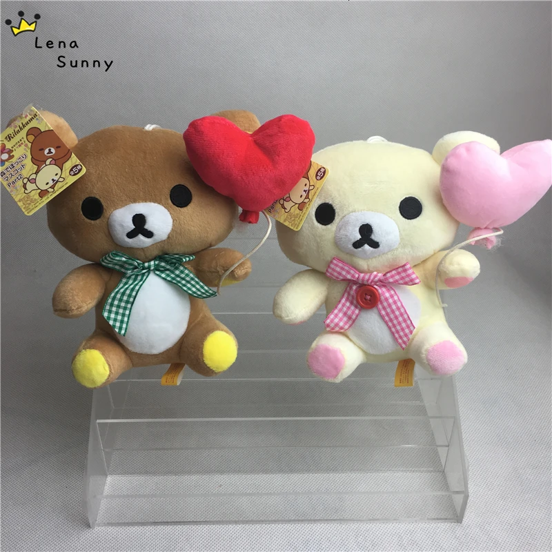 2 шт./лот смешанные стили Медведь Rilakkuma, плюшевый игрушка, Свадебные/вечерние/компания юбилей рекламные Rilakkuma Медведь Подарки Игрушка