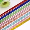 New arrival 2mm 5yard/pack colorful glass crystal Rhinestones Cup Chain DIY Wedding decoration Accessories ► Photo 2/6