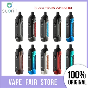 

Original New Suorin Trio 85 VW 18650 Pod Kit With 85W Powered by 2pcs18650 NO Battery & 5ml Capacity & SUORIN ORI Chip E-cig Kit