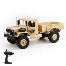 Четыре колеса военный RC багажник 1/16 2.G 4WD Вождение внедорожный гусеничный транспортное средство с дистанционным управлением игрушки Мальчики День рождения рождественские подарки