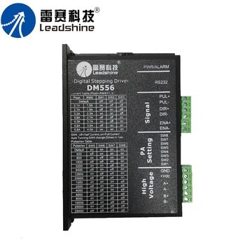 

Leadshine DM556 2 phase driver for 57MM 86MM stepper motor 36-60 VDC 2.1A to 5.6A
