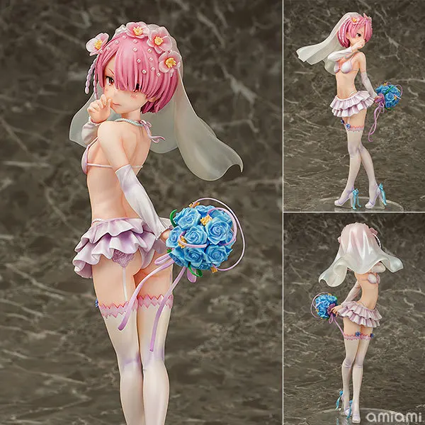 

Anime Peripheral Zero-Based a Different World Life Ram REM Wedding Dress Ver Boxed Garage Kit