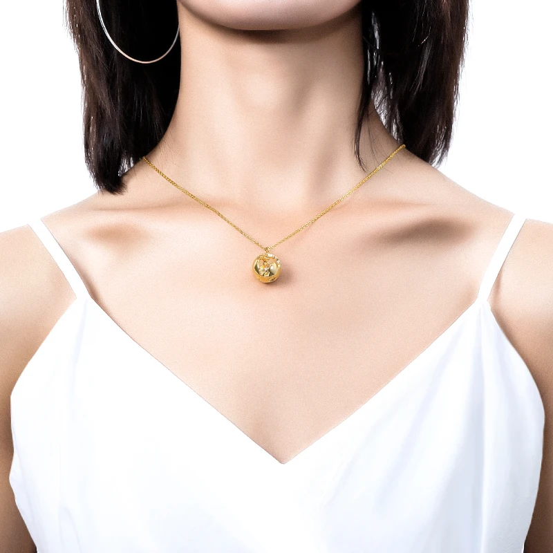 3d Earth Necklace For Women Men Stainless Steel World Planet