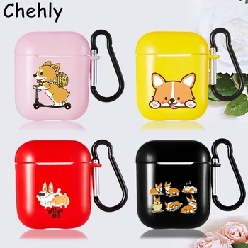 

Soft Silicone Corgi Case for Apple Airpods 1 2 Pro Shockproof Bluetooth Wireless Headphone Earphone Protective Accessories Cover