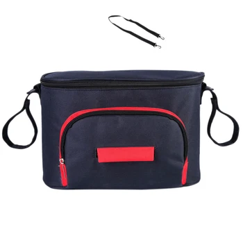 

Baby Stroller Bag Baby Bottle Bag Diaper Bag Organizer Baby Carriage Pram Cart Hanging Bag Baby Car Accessoris Black