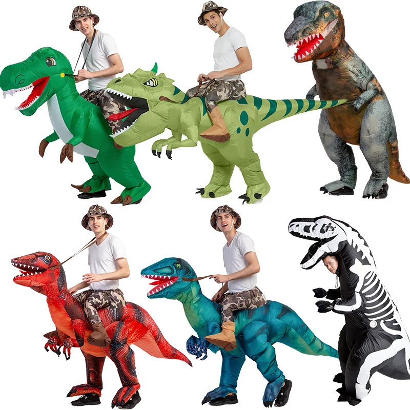 Adult Inflatable Costume Dinosaur Costumes Halloween T Rex Fancy Dress