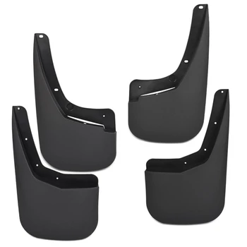 

Molded Front Rear Mud Flaps Splash Guards Wheel Fender Mudguards for 2007-2013 Chevy Silverado 1500/2007-2014 Silverado 2500 350