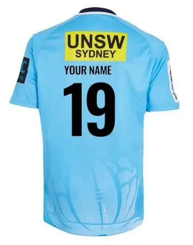 Print name number NSW WARATAHS Регби Джерси Размер: S-3XL - Цвет: Print name number
