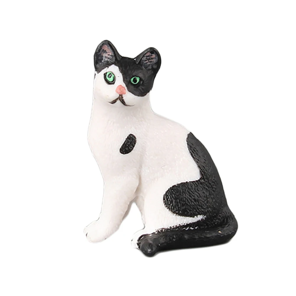 Моделирование мини кошки Kitty фигурка модель статуя дома украшения подарок Дети Игрушечная модель животного декоративная фигурка для дома сказочная фигурка