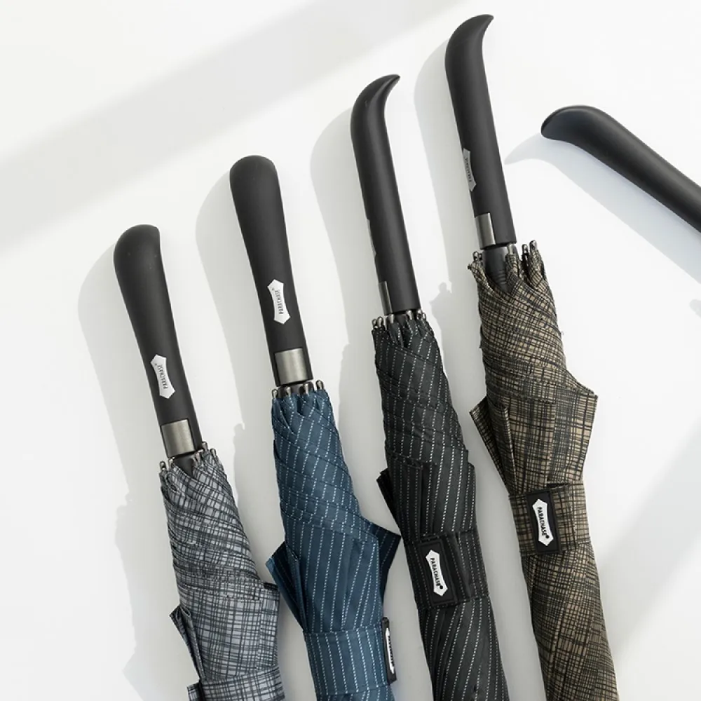

Parachase Long Handle Umbrella Men Women Japanese Style Straight Big Umbrellas Semi Automatic Windproof Golf Umbrella Mens Gift