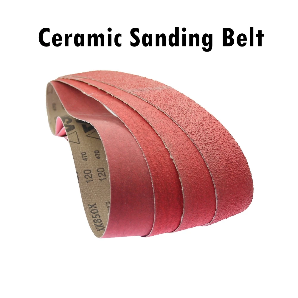 4 pcs VSM XK850X Ceramic Sanding Abrasive Belts for Super hard Metal Grinding