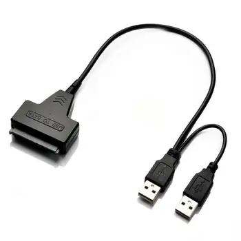 

1pc USB 2.0 to 2.5inch HDD 7 15pin SATA Hard Drive Cable Adapter for SATA SSD