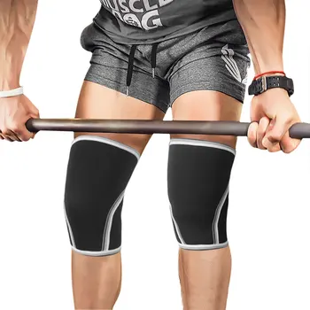 

7mm Neoprene Elastic Knee Sleeve Elastic Sleeve Sport Compression Knee Pad Sleeve