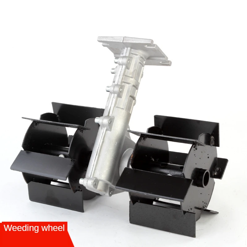MultifunctionLawnmowerloosesoilbrushripperweedingwheelslotted