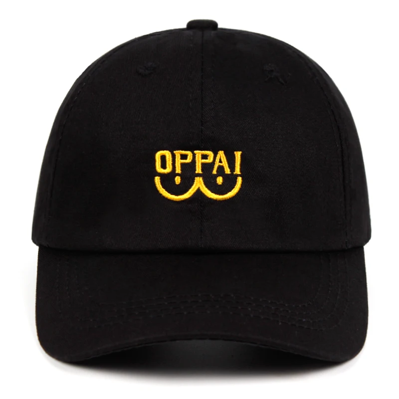 Хлопок OPPAI бейсболка ONE PUNCH MAN Saitama Dad шляпа мужская твердая регулируемая крышка твердая хлопковая бейсболка Snapback шапки