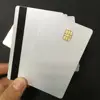 20pcs  SLE4442 with Small HiCO Magstripe Pearl White Shines Smart Credit Card Size PVC Card ► Photo 3/6