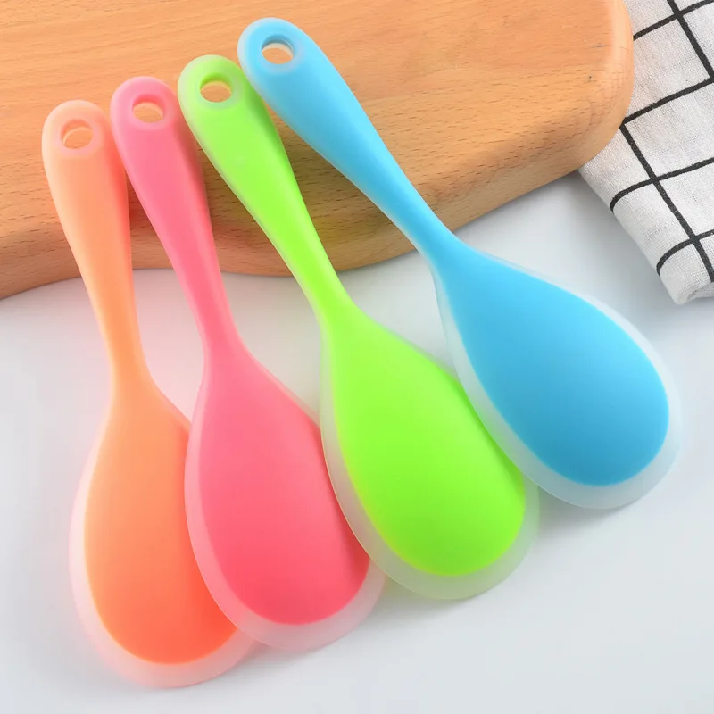 Инструменты для выпечки 4 цвета для тортов Двойная силиконовая ложка для печенья лопатки скребок кондитерский блендер ложка для мороженого кухонная утварь