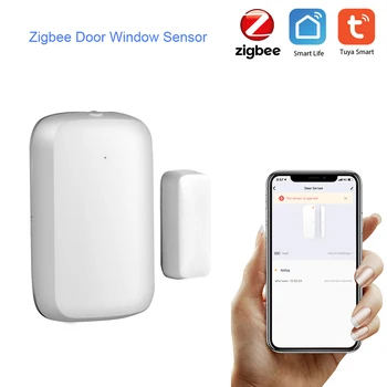 

Door Window Sensor Zigbee Wireless Connection Smart door sensor Work With Smart Home APP For Android IOS Homekit