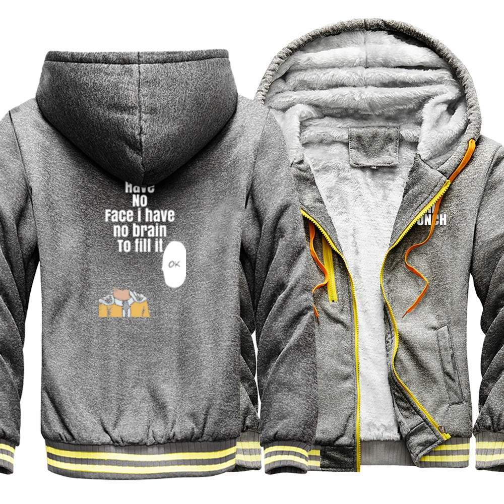 

Thicken Jacket Cartoon Image Printing Sweatshirts Man Korean Hip Hop Hoody Men Wearable Casual Fashion Retro Sportswear Mens