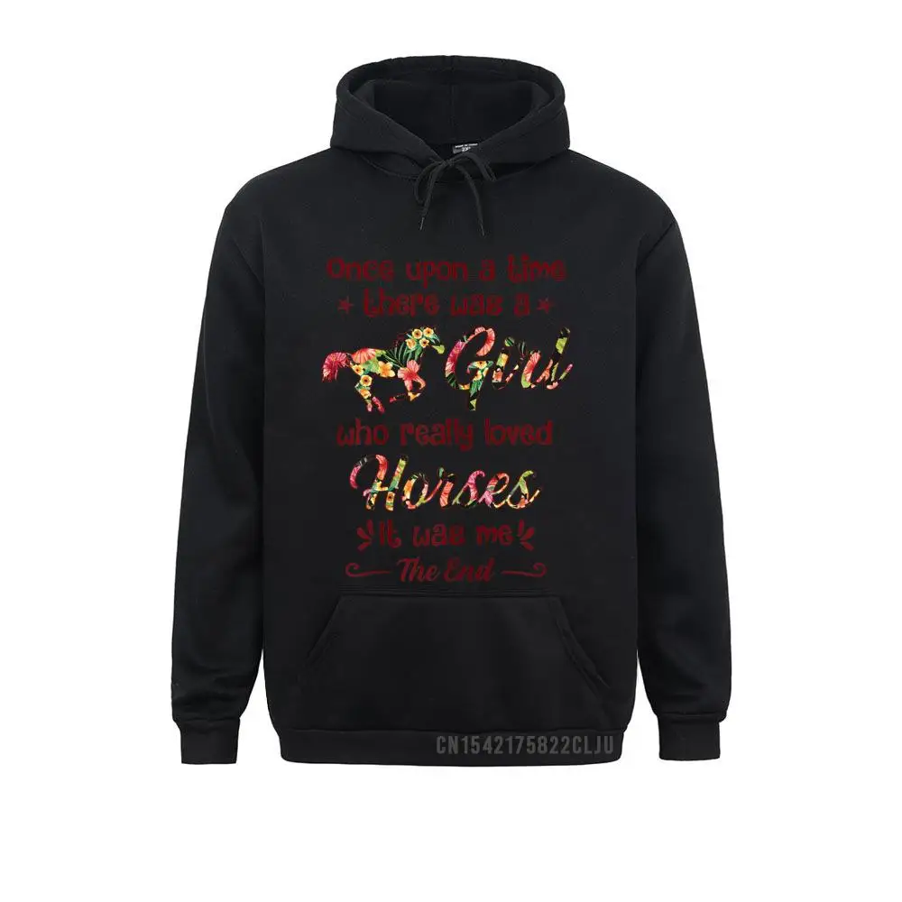 A Girl Who Really Loved Horses Horse Gifts For Girls Cute T-Shirt__97A1122 Funny Women Sweatshirts Long Sleeve Hoodies Clothes A Girl Who Really Loved Horses Horse Gifts For Girls Cute T-Shirt__97A1122black