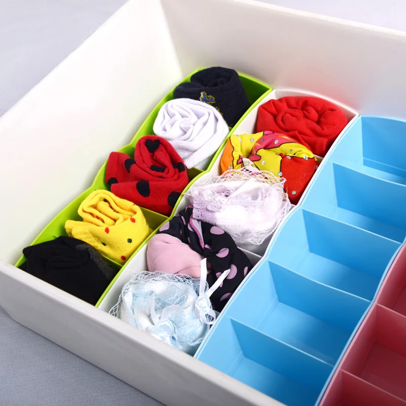 

Export South Korea Socks Storage Box Underwear Bra Storage Box Jewelry Plastic Korean Style Desktop Small Finishing Box
