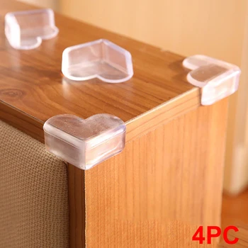 

4Pcs Love Heart Shape Child Safety Corner Protector Soft PVC Desk Table Guard Edge Protection Cover Safe Cushion