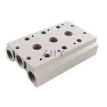 Пневматический 3 станции керамический электромагнитный клапан база Qwhmw
