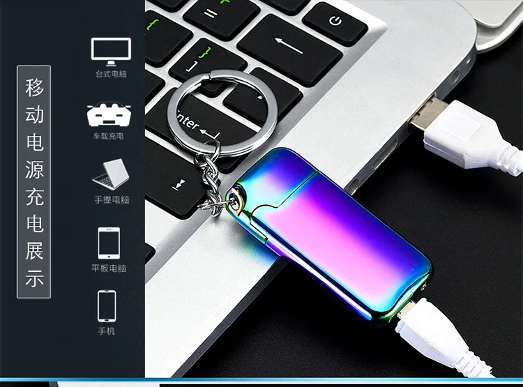 Металлический двухсторонний мини подвесной светильник USB двухсторонняя зарядка
