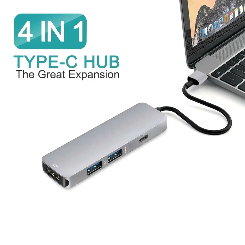 4K Тип C к HDMI Av ТВ кабель адаптер портативный тип C к HDMI кабель адаптер бытовой Тип C к HDMI кабель адаптер