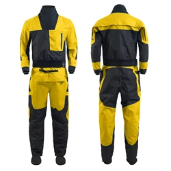 LKVER Drysuits Oeko-Tex Pro Fabric Nylon Waterproof TI Zippers Latex Gasket on Neck and Wrist  Fully Seal Recommend Use Padding