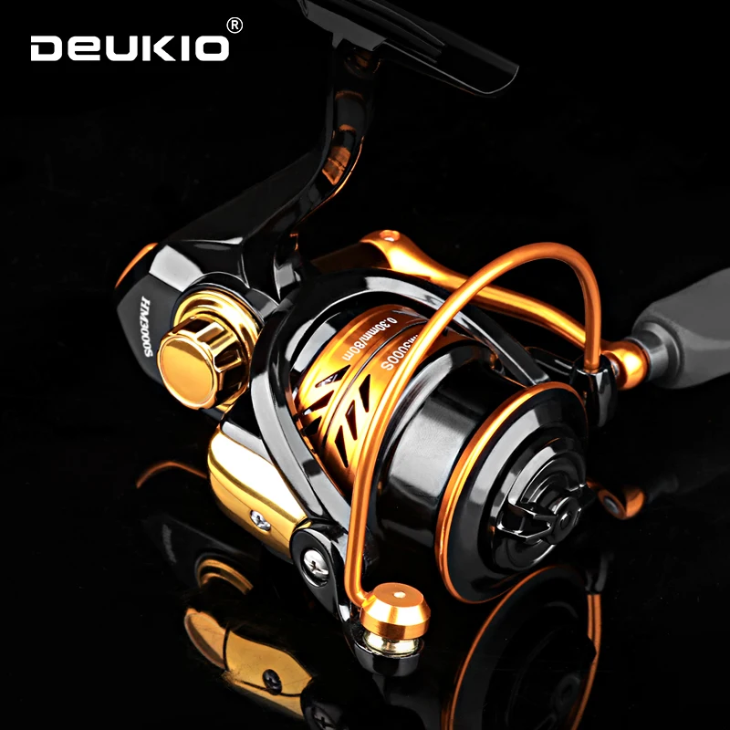 Deukio Рыболовные катушки MK2000 3000 металлическая катушка 5 0: 1 4 + 1BB шарикоподшипники