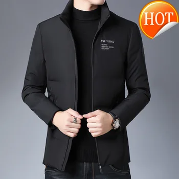 

Duck 2020 New Down Jacket Men Winter Coat Mens Grey Duck Down Coat Short Men's Winter Parkas Thick Men's Jackets
