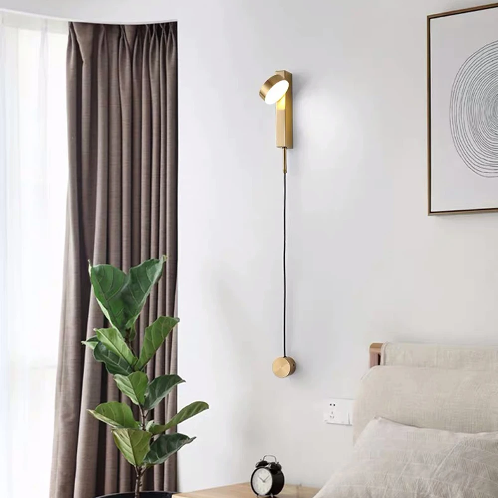 Modern LED Wall Lamp with Dimmable Switch for Living room Art Wall Light Nordic Wall Lighting Fixtures Indoor Decoration H726df1e46949493292e0b104277cb672y