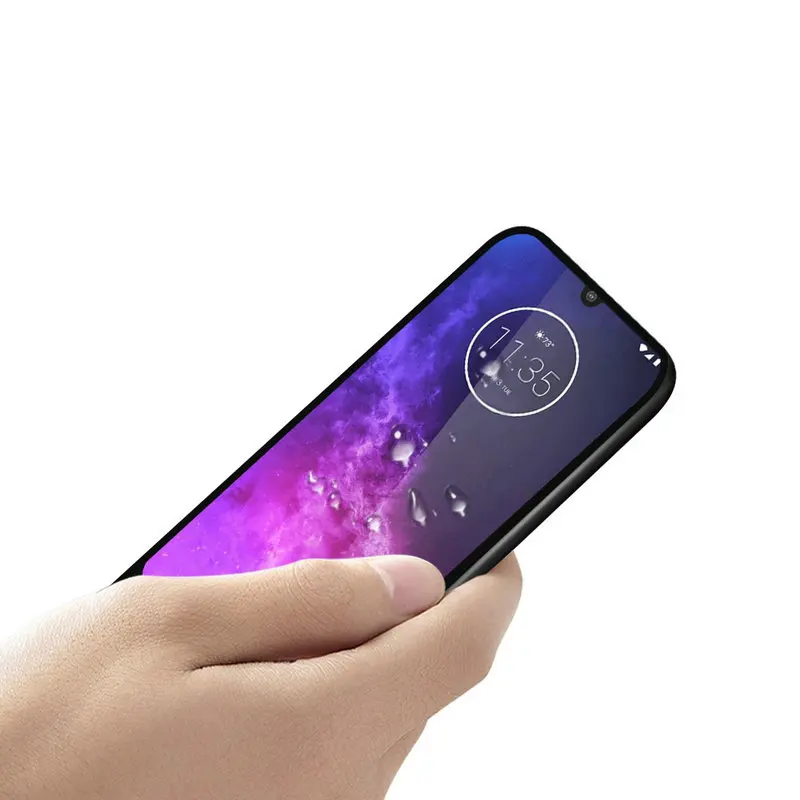 Закаленное стекло 5D с полным покрытием Защита экрана для Motorola One Zoom Moto Pro Power