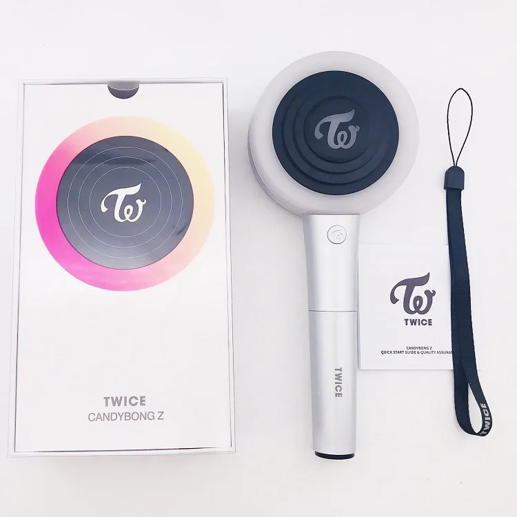 KPOP дважды официальный светильник CANDY BONG Z TWICE Ver.2 с Bluetooth CANDY BONG Z светильник Stick концерты альбом светящийся светильник