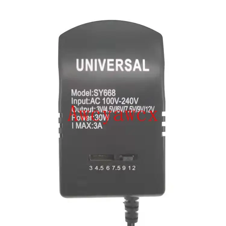 Alimentatore Regolabile Alimentatore Universale Stabilizzato Spina 3-12V DC 1A Connettori DC E Jack Caricabatterie Universale - Foto 6