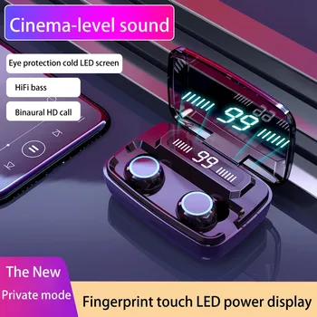 

M11TWS Touch Wireless Bluetooth Earphones Headset Deep Bass Stereo Sound Sport Earphone With Mic 2000mAh Charger Box For Xiaomi