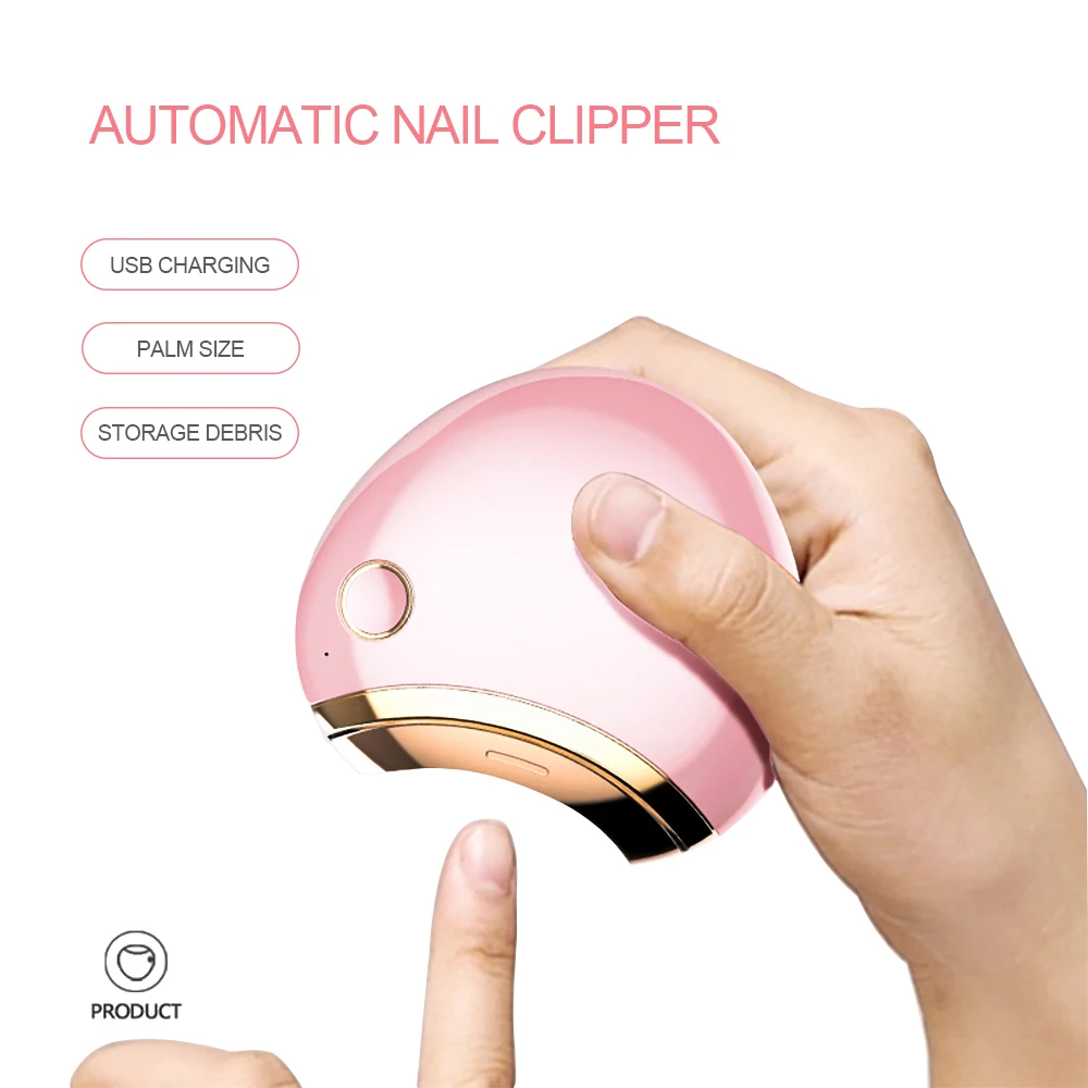 

Household Safety Electric Nail Clipper Cutter Tool Nail Care Manicure Pedicure Cute Nail Trimmer