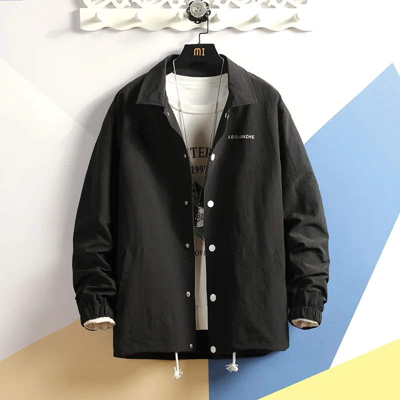 

2019 Autumn New Style Japanese-style Color Wall Hanging Shoot Large Size Thin Printed Coat M-5x Hj1941-p65