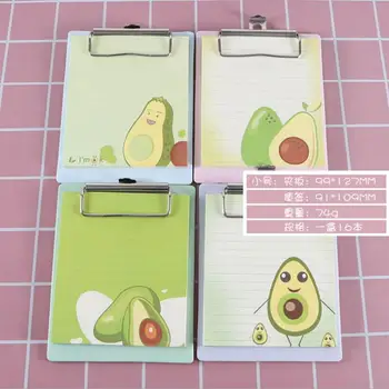 

43% 16pcs Avocado Cartoon tearable plywood post-it student portable message book record notepad refrigerator note paper WJ01