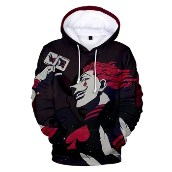 

Fashion Casual New Hisoka 3D Hoodies Men/Women Long Sleeve Hoodie 2019 Winter/autumn 3D Boys/girls Hoodies Outwear